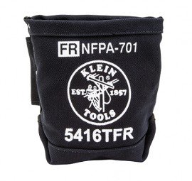 Klein Tools 5416TFR Flame-Resistant No. 4 Canvas Bolt Bag, 5 x 10 x 9"-