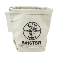 Klein Tools 5416TSR Bull-Pin/Bolt Bag with drain holes, 5 x 9 x 10&quot;-