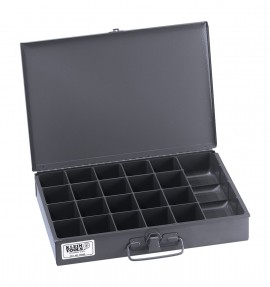 Klein Tools 54440 Storage Box with 21 compartments, mid-size-