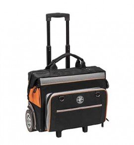 Klein Tools 55452RTB Tradesman Pro Rolling Tool Bag, 24 pocket, 19&quot;-
