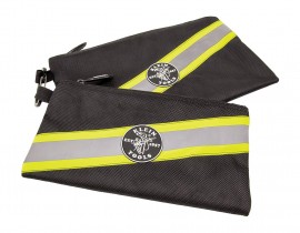 Klein Tools 55599 High-Visibility Zipper Tool Bags, 2-pack-