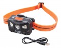 Klein Tools 56064 Rechargeable Headlamp with silicone strap, 400 lumens-