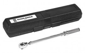 Klein 57000 Torque Wrench, Square Drive 14&#039;&#039; L, 3/8&#039;&#039;-