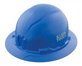 Klein Tools 60249 Full Brim Style Hard Hat, non-vented, blue-