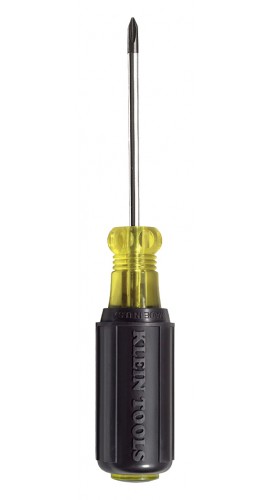 Klein Tools 603-3 Screwdriver with #1 Phillips tip and 3&amp;quot; shank-