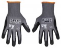 Klein Tools 60587 Knit Dipped Gloves, Cut Level A4, Touchscreen, Small, 2-Pair-