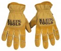 Klein Tools 60606 Leather All Purpose Gloves, Small-