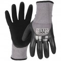 Klein Tools 60840 Winter Knit Dipped Gloves, Cut Level A4, Touchscreen, X-Large-