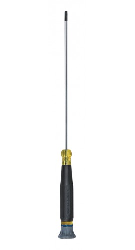 Klein Tools 614-6 Electronics Screwdriver  with 1/8&amp;quot; cabinet tip and 6&amp;quot; shank-