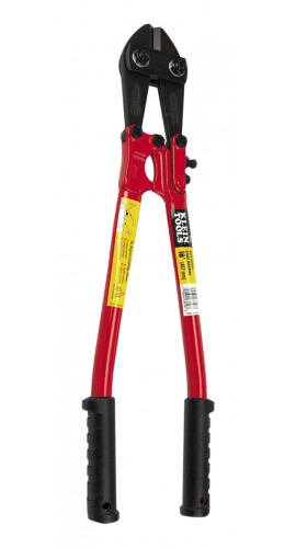 Klein Tools 63318 Bolt Cutter with steel handles and lockplate, 18"-