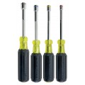 Klein Tools 635-4 Nut Driver Set with magnetic tip, 4-pieces-