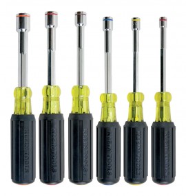 Klein Tools 635-6 Nut Driver Set with magnetic tip, 6 pieces-