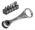 Klein Tools 65200 5-Piece Slim-Profile Mini Ratchet Set-