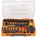 Klein Tools 65500KNECT KNECT™ Complete Impact Pass Through and Flip Socket Set, 39-Piece-