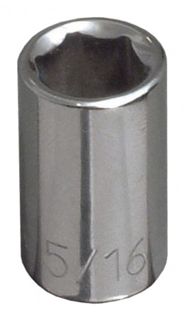 Klein Tools 65605 Standard 6-Point Socket, 0.34375", 0.25" drive-