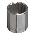 Klein Tools 65704 Standard 12-Point Socket, 0.625&quot;, 0.375&quot; drive-