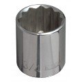 Klein Tools 65707 Standard 12-Point Socket, 13/16&quot;, 0.375&quot; drive-