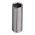 Klein Tools 65716 Deep 6-Point Socket, 0.75&quot;, 0.375&quot; drive-