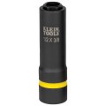 Klein Tools 66061 2-in-1 Impact Socket, 6-Point, 1/2 and 3/8-Inch-