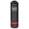 Klein Tools 66062 2-in-1 Impact Socket, 6-Point, 5/8 and 7/16-Inch-