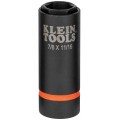 Klein Tools 66064 2-in-1 Impact Socket, 6-Point, 7/8 and 11/16-Inch-