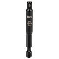 Klein Tools 66079 Flip Impact Socket Adapter, Small, 1/4 to 1/4-Inch-