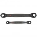 Klein Tools 68216 4-in-1 Ratcheting Wrench Set, SAE, 2-Piece-
