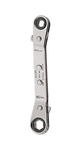 Klein Tools 68234 Reverse Ratcheting Box Wrench, 0.25 x 0.3125&quot;-