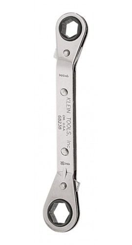 Klein Tools 68238 Reverse Ratcheting Box Wrench, 0.5 x 0.5625"-