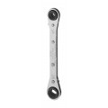 Klein Tools 68309 Ratcheting Refrigeration Wrench, 0.1875 and 0.25&quot; square x 0.5 and 0.5625&quot; hex-
