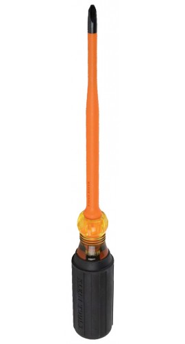 Klein Tools 6936INS Slim-Tip 1000V Insulated Screwdriver, #2 Phillips, 6-Inch-