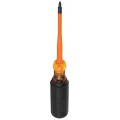 Klein Tools 6984INS Slim-Tip 1000V Insulated Screwdriver, #1 Square, 4-Inch Round Shank-