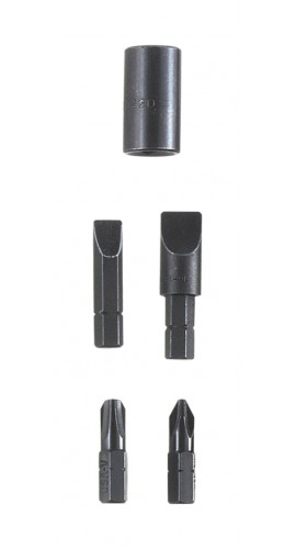 Klein Tools 70229 Screwdriver Bits for impact driver set, 4-pack-