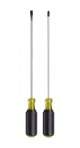 Klein Tools 85072 Long Blade Screwdriver Set, 2 pieces-