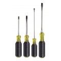 Klein Tools 85105 Screwdriver Set, slotted and Phillips, 4-piece-