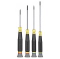 Klein Tools 85615 Precision Screwdriver Set, Slotted, and Phillips 4-Piece-