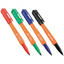 Klein Tools 861914 Skribes™ Fine Tip Permanent Markers, Multi-Color, 4-Pack-
