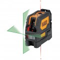 Klein Tools 93LCLGR Rechargeable Self-Leveling Green Cross-Line Laser Level with Red Plumb-