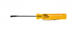 Klein Tools A131-2 Keystone-Tip Screwdriver with pocket clip, 0.125&quot;, 2&quot; shank-