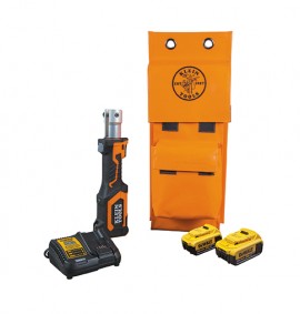 Klein Tools BAT207T134H Battery-Operated Cutter/Crimper, no heads, 4 Ah battery-