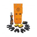 Klein Tools BAT207T144H Battery-Operated Cutter/Crimper Kit, 4 Ah battery-