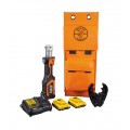 Klein Tools BAT207T23 Battery-Operated Crimper, O+ die head, 2 Ah battery-