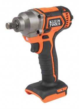Klein Tools BAT20CW Battery-Operated Compact Impact Wrench, &amp;frac12;&amp;quot; detent pin-