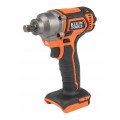 Klein Tools BAT20CW Battery-Operated Compact Impact Wrench, &amp;frac12;&amp;quot; detent pin-