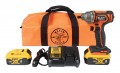 Klein Tools BAT20CW1 Battery-Operated Compact Impact Wrench Full Kit-