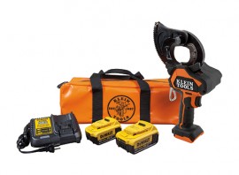 Klein Tools BAT20GD14H Battery-Operated EHS Closed-Jaw Cutter, 4 Ah battery-