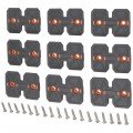 Klein Tools BCRP05 Hard Tool Module Flaps, Rail System, 9-Pack-