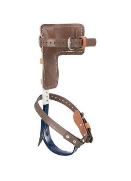 Klein Tools CN1986AR Pole Climber Set, 1.56&quot; gaffs-