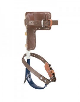 Klein Tools CN1986ARL Pole Climber Set, 1.56&quot; gaffs-