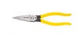 Klein Tools D203-8N Long Nose Side Cutting Pliers, stripping, 8&quot;-